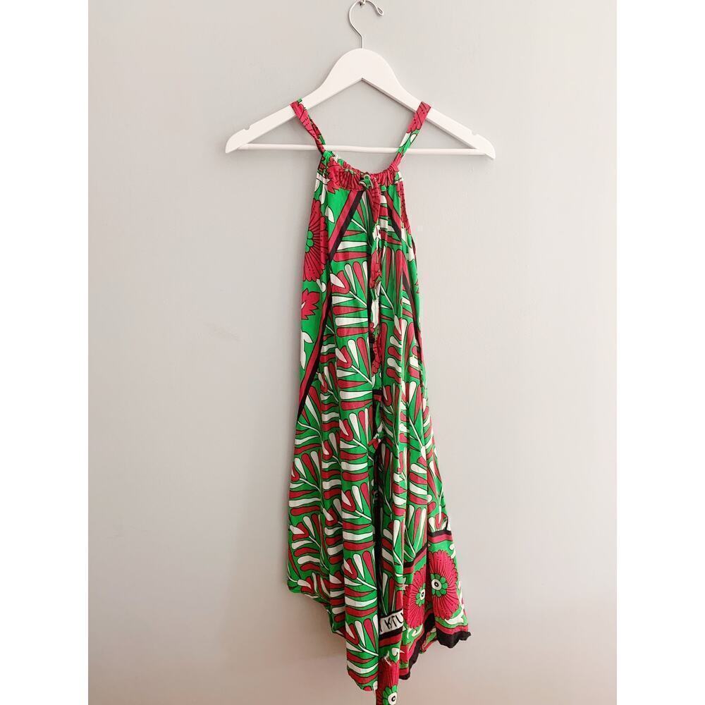 Kenya Print Halter Dress XS/S